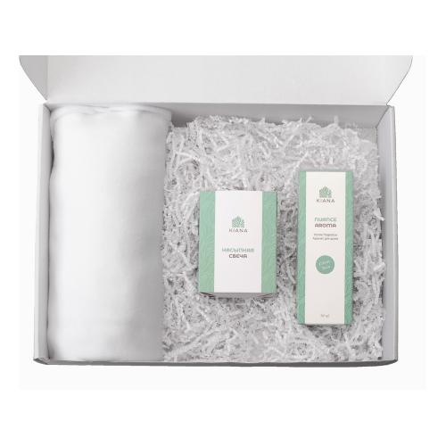 Подарочный набор White light 2.0 с пледом, диффузором; - купить необычные сувениры в Воронеже