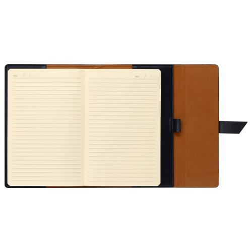 Бизнес-блокнот А5 с клапаном Fabrizio, 80 листов; - купить подарки с логотипом в Воронеже