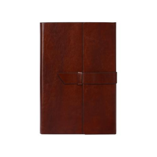 Бизнес-блокнот А5 с клапаном Fabrizio, 80 листов; - купить именные сувениры в Воронеже