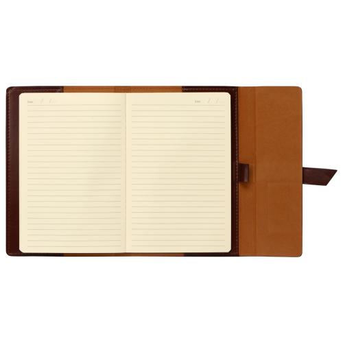 Бизнес-блокнот А5 с клапаном Fabrizio, 80 листов; - купить подарки с логотипом в Воронеже