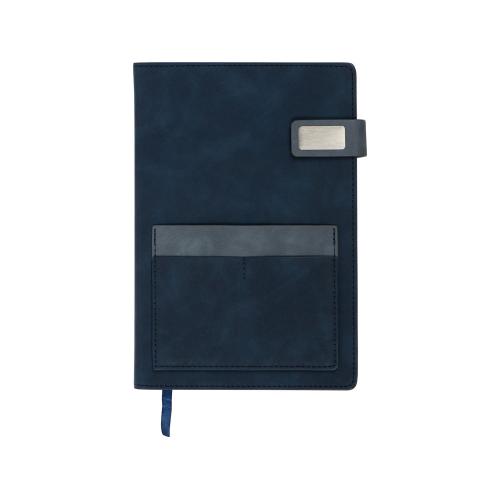 Бизнес блокнот А5 Freya с клапаном и карманом для визиток, твердая обложка, 128 листов; - купить необычные подарки в Воронеже