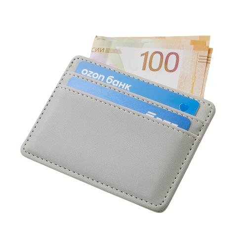 Картхолдер для двух карт и наличных денег с зажимом Crave; - купить подарки с логотипом в Воронеже