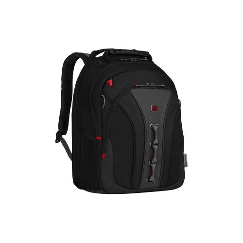 Рюкзак Legacy WENGER 16'', черный/серый, полиэстер/ПВХ, 35 x 25 x 45 см; - купить необычные сувениры в Воронеже