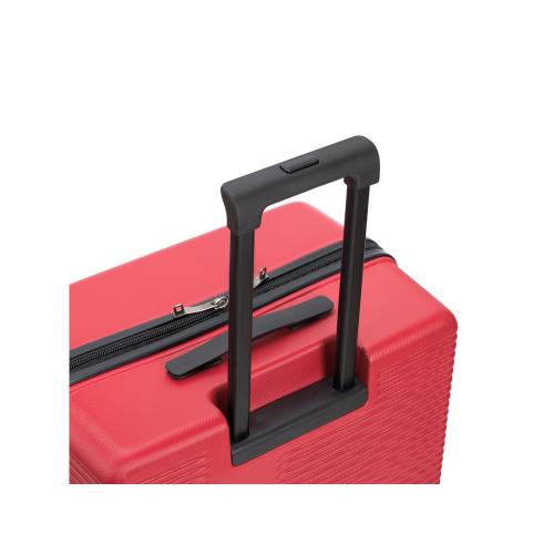 Чемодан TORBER ЭЛЬТОН, красный, ABS-пластик, 47 х 29 х 78 см; - купить подарки с логотипом в Воронеже