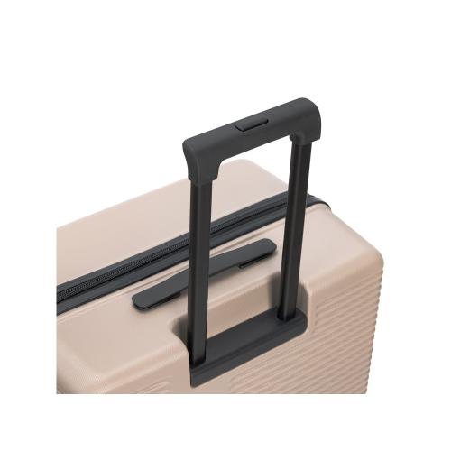 Чемодан TORBER ЭЛЬТОН, песочный, ABS-пластик, 47 х 29 х 78 см; - купить подарки с логотипом в Воронеже