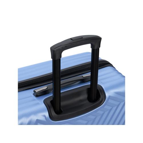 Чемодан TORBER ЛАМА, синий, ABS-пластик, 49 х 29,5 х 77 см; - купить подарки с логотипом в Воронеже
