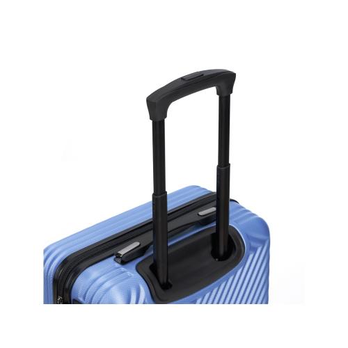 Чемодан TORBER ЛАМА, синий, ABS-пластик, 38 х 21 х 55 см; - купить подарки с логотипом в Воронеже