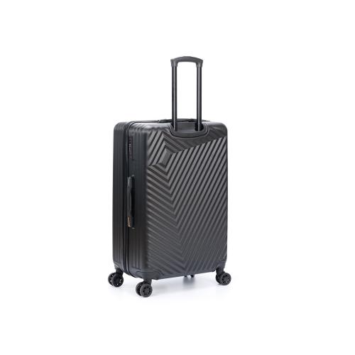 Чемодан TORBER ЛАМА, чёрный, ABS-пластик, 49 х 29,5 х 77 см; - купить необычные подарки в Воронеже