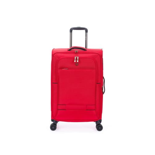 Чемодан TORBER БРОСНО, красный, нейлон 600D, 43,5 х 26 х 68 см; - купить необычные сувениры в Воронеже