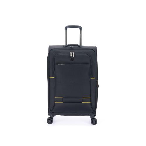 Чемодан TORBER БРОСНО, чёрный, нейлон 600D, 43,5 х 26 х 68 см; - купить необычные сувениры в Воронеже