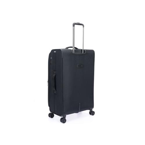 Чемодан TORBER СЕЙД, чёрный, нейлон 600D, 48 х 26.5 х 78 см; - купить необычные подарки в Воронеже