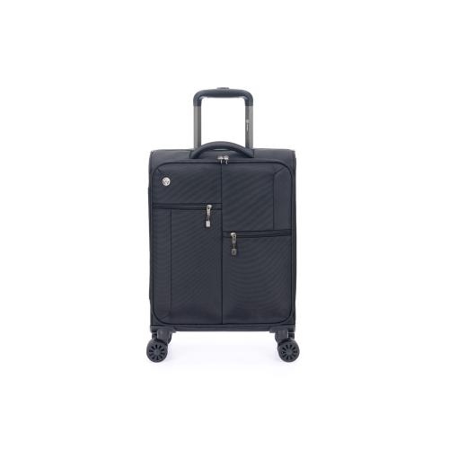 Чемодан TORBER СЕЙД, чёрный, нейлон 600D, 36,5 х 19 х 54 см; - купить необычные сувениры в Воронеже