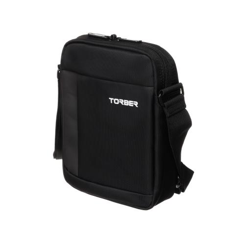 Сумка кросс-боди TORBER, черный, нейлон, 21; - купить необычные сувениры в Воронеже