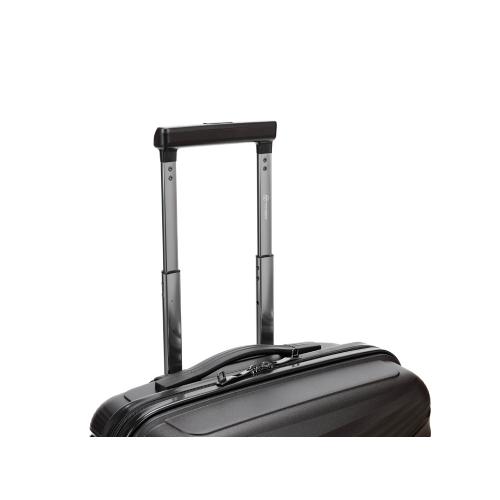 Чемодан TORBER НЕВО, чёрный, полипропилен, 40 х 25 х 55 см; - купить подарки с логотипом в Воронеже