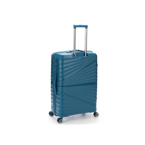 Чемодан TORBER НЕВО, синий, полипропилен, 49 х 28 х 76 см; - купить необычные сувениры в Воронеже