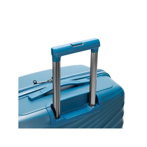 Чемодан TORBER НЕВО, синий, полипропилен, 49 х 28 х 76 см; - купить именные сувениры в Воронеже