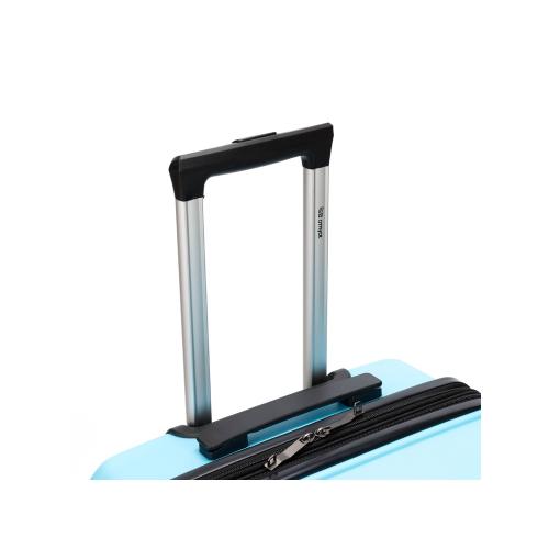 Чемодан TORBER В Отпуск, бирюзовый, полипропилен, 40,5 х 25 х 62,5 см; - купить подарки с логотипом в Воронеже