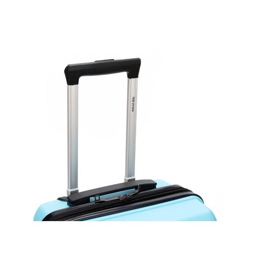 Чемодан TORBER В Отпуск, бирюзовый, полипропилен, 33 х 22 х 53 см; - купить подарки с логотипом в Воронеже