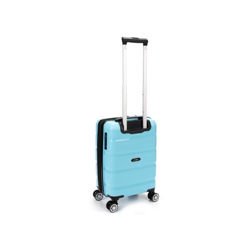 Чемодан TORBER В Отпуск, бирюзовый, полипропилен, 33 х 22 х 53 см; - купить необычные сувениры в Воронеже
