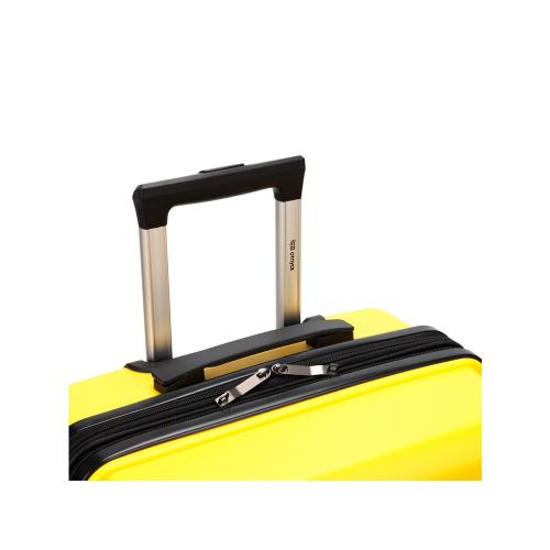 Чемодан TORBER В Отпуск, жёлтый, полипропилен, 40,5 х 25 х 62,5 см; - купить подарки с логотипом в Воронеже