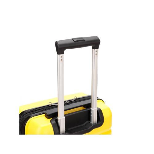 Чемодан TORBER В Отпуск, жёлтый, полипропилен, 33 х 22 х 53 см; - купить именные сувениры в Воронеже