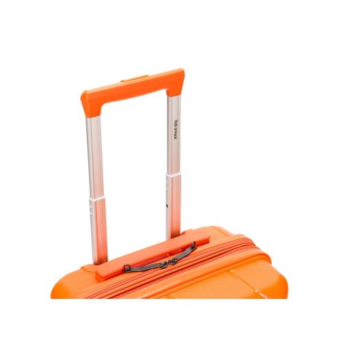 Чемодан TORBER В Отпуск, оранжевый, полипропилен, 36 х 21,5 х 55 см; - купить подарки с логотипом в Воронеже