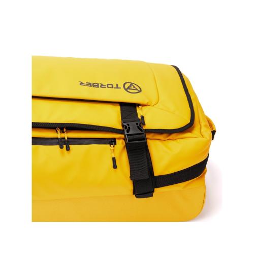Сумка на колесах TORBER РИТМ, желтый, полиэстер 900D с PU покрытием, 70 х 41 х 28,5 см; - купить именные сувениры в Воронеже