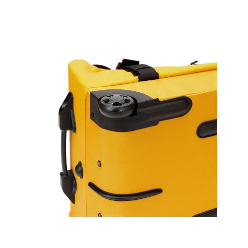 Сумка на колесах TORBER РИТМ, желтый, полиэстер 900D с PU покрытием, 70 х 41 х 28,5 см; - купить подарки с логотипом в Воронеже