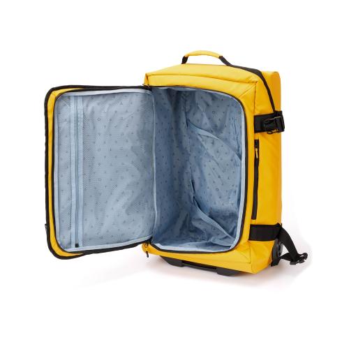 Сумка на колесах TORBER РИТМ, желтый, полиэстер 900D с PU покрытием, 60 х 38 х 25,5 см; - купить необычные сувениры в Воронеже