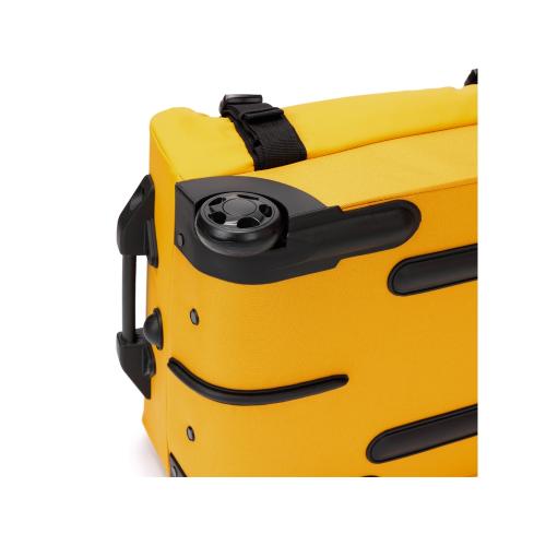 Сумка на колесах TORBER РИТМ, желтый, полиэстер 900D с PU покрытием, 47 х 34 х 21,5 см; - купить подарки с логотипом в Воронеже