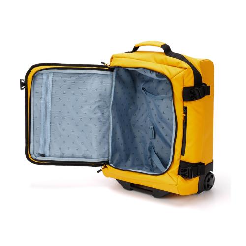 Сумка на колесах TORBER РИТМ, желтый, полиэстер 900D с PU покрытием, 47 х 34 х 21,5 см; - купить необычные сувениры в Воронеже