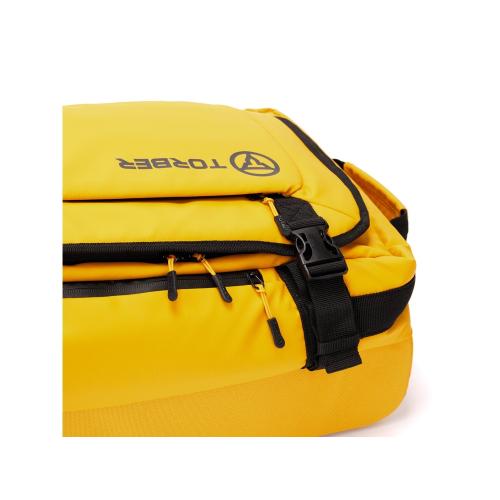 Сумка на колесах TORBER РИТМ, желтый, полиэстер 900D с PU покрытием, 47 х 34 х 21,5 см; - купить именные сувениры в Воронеже