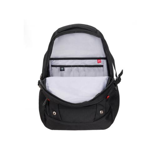 Рюкзак TORBER ПРОРЫВ с отделением для ноутбука 15.6, черный, полиэстер, 46.5х32.5х15.5 см; - купить подарки с логотипом в Воронеже