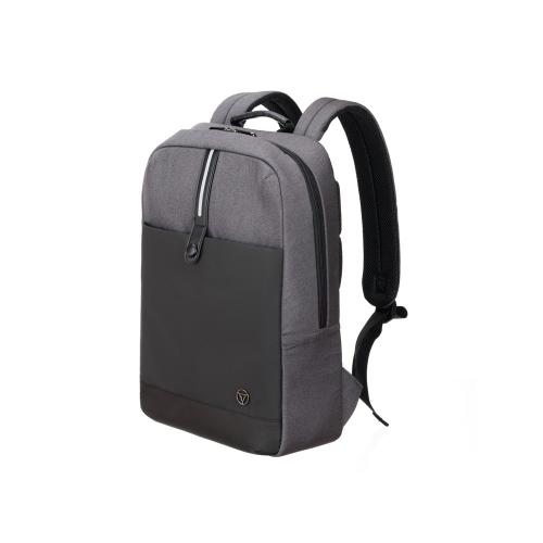 Рюкзак TORBER ВЕКТОР с отделением для ноутбука 14,1, черный/серый, нейлон, 32 х 10 х 43 см; - купить необычные подарки в Воронеже