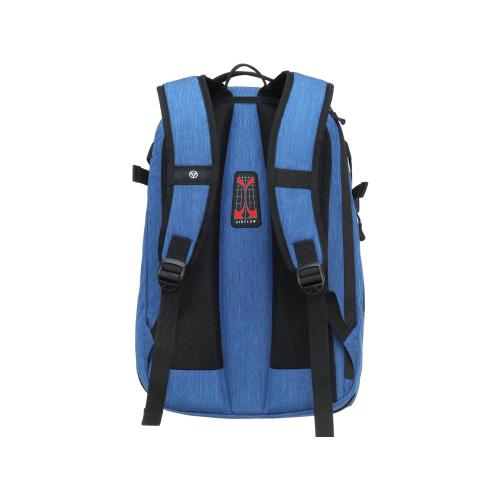 Рюкзак TORBER РИТМ с отделением для ноутбука 15'', синий, полиэстер, 31 x 20 x 47 см; - купить именные сувениры в Воронеже