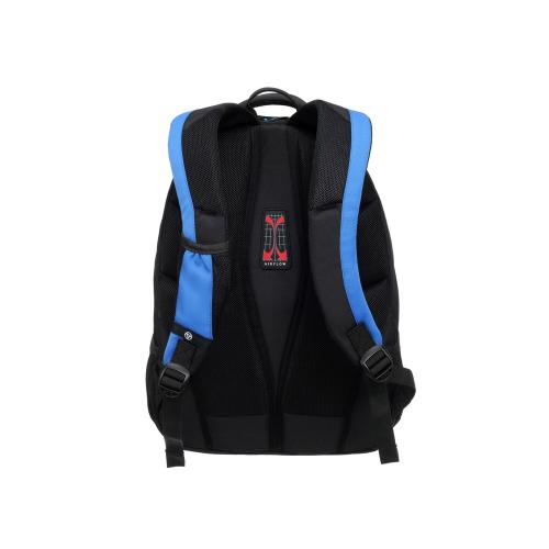 Рюкзак TORBER РАКЕТА с отделением для ноутбука 15, черный/синий, полиэстер, 33х19х45 см; - купить именные сувениры в Воронеже