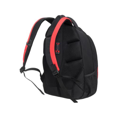 Рюкзак TORBER РАКЕТА с отделением для ноутбука 15, черный/красный, полиэстер, 33х19х45 см; - купить необычные сувениры в Воронеже