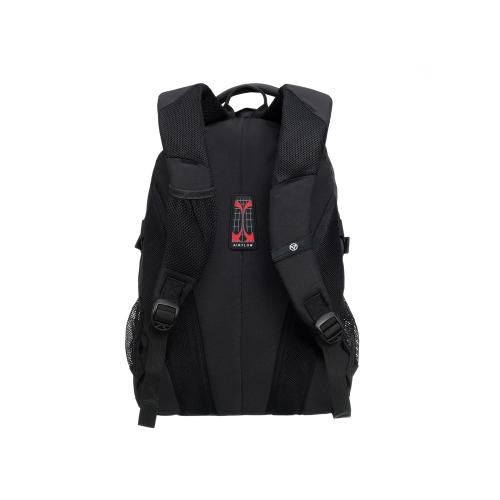 Рюкзак TORBER РАКЕТА, чёрный, полиэстер, 33х15х45 см; - купить именные сувениры в Воронеже