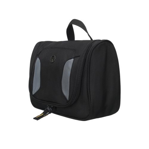 Несессер TORBER, дорожный, чёрный/серый, полиэстер; - купить необычные подарки в Воронеже