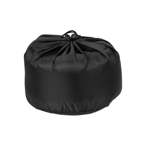 Подушка TORBER, дорожная, с эффектом памяти, тёмно-серая; - купить подарки с логотипом в Воронеже