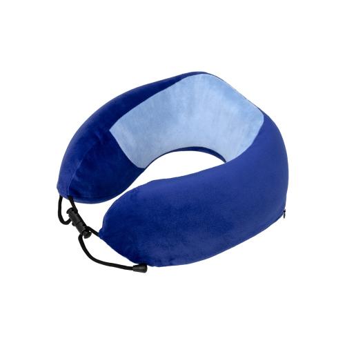 Подушка TORBER, дорожная, с эффектом памяти, синяя; - купить необычные подарки в Воронеже