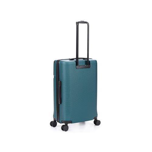 Чемодан TORBER ОНЕГА, зелёный, ABS-пластик, 69,5 х 46 х 26 см; - купить подарки с логотипом в Воронеже