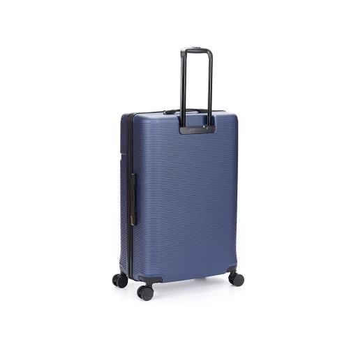 Чемодан TORBER ОНЕГА, синий, ABS-пластик, 79,5 х 51 х 29 см; - купить подарки с логотипом в Воронеже