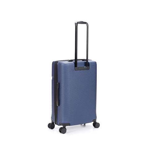 Чемодан TORBER ОНЕГА, синий, ABS-пластик, 69,5 х 46 х 26 см; - купить подарки с логотипом в Воронеже