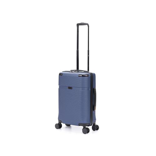 Чемодан TORBER ОНЕГА, синий, ABS-пластик, 59,5 х 39,5 х 24 см, 46 л