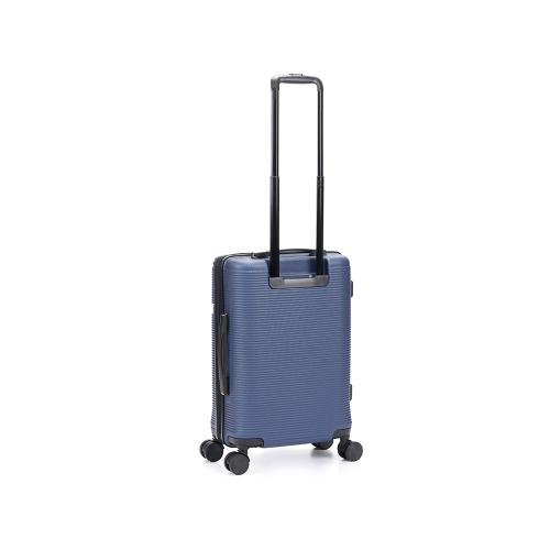 Чемодан TORBER ОНЕГА, синий, ABS-пластик, 59,5 х 39,5 х 24 см; - купить подарки с логотипом в Воронеже