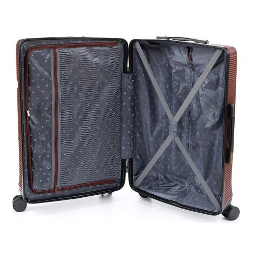 Чемодан TORBER ОНЕГА, бордовый, ABS-пластик, 79,5 х 51 х 29 см; - купить необычные сувениры в Воронеже