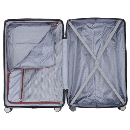 Чемодан TORBER ОНЕГА, бордовый, ABS-пластик, 69,5 х 46 х 26 см; - купить именные сувениры в Воронеже