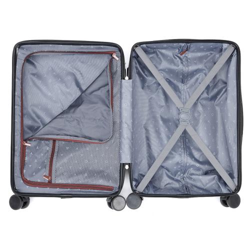 Чемодан TORBER ОНЕГА, бордовый, ABS-пластик, 59,5 х 39,5 х 24 см; - купить именные сувениры в Воронеже