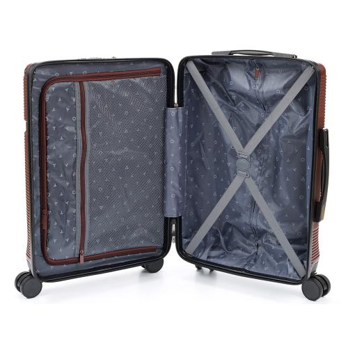 Чемодан TORBER ОНЕГА, бордовый, ABS-пластик, 59,5 х 39,5 х 24 см; - купить необычные сувениры в Воронеже